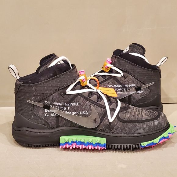 Size 15 - Nike Air Force 1 x Off-White Black 2022 DO6290-001 Original Box DS main image 11